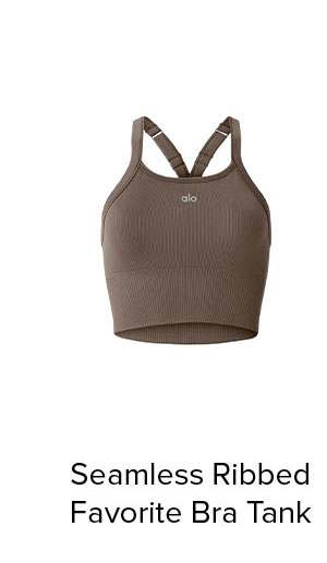 SEAMLESS RIBBED FAVORITE BRA TANK
