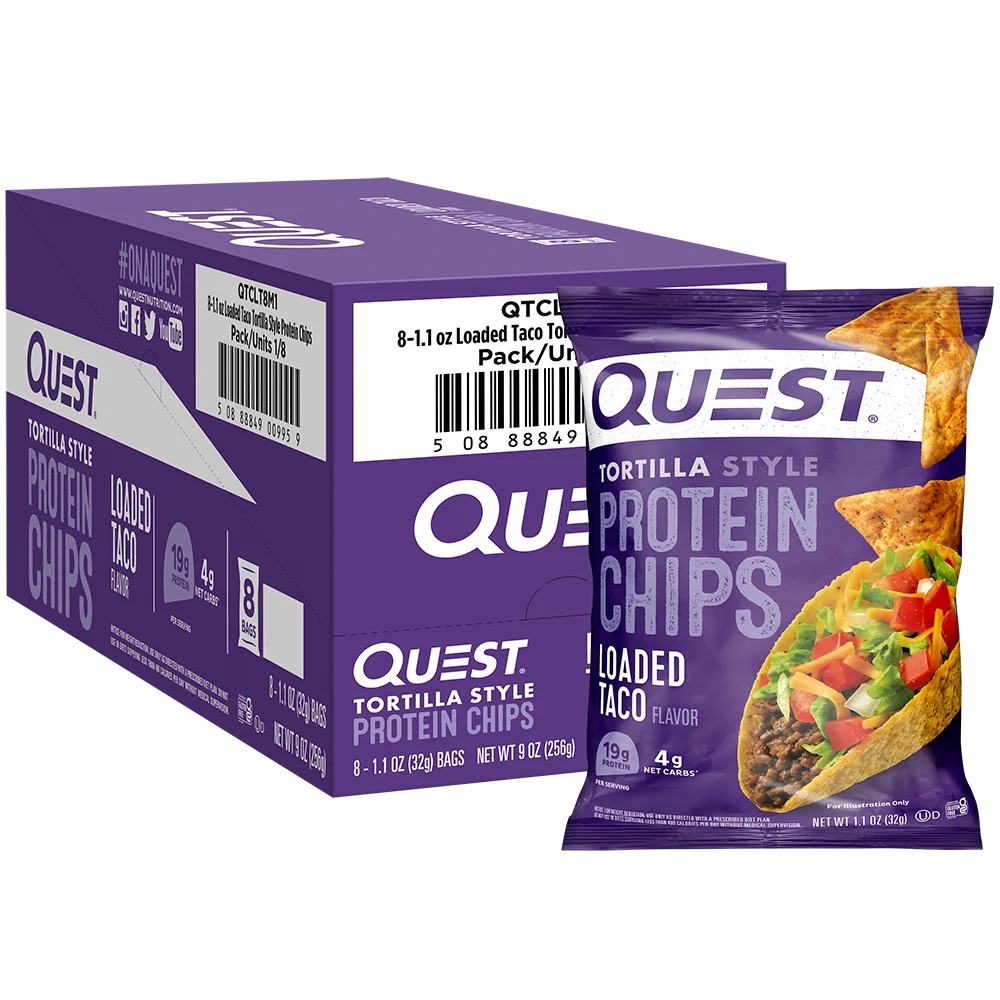 Image of Loaded Taco <br> Protein Chips