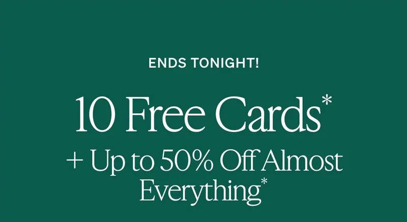 Get up to 50% off almost everything + more special savings!