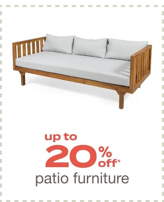 Up to 20% Off Patio Furniture