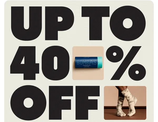 UP TO 40% OFF
