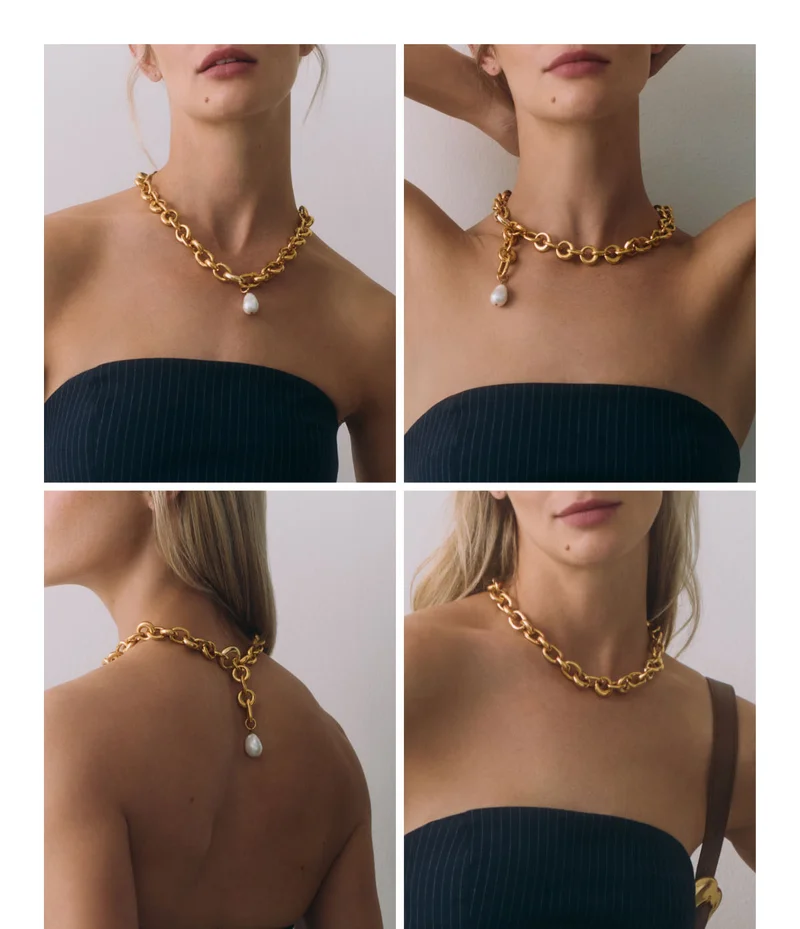 4 ways to wear the Chunky Chain Necklace