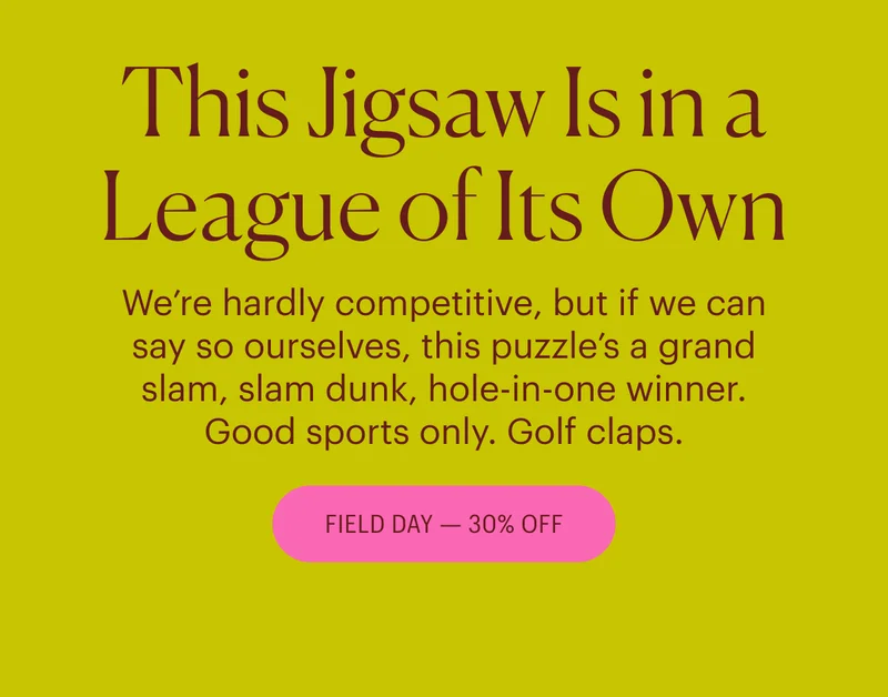 This Jigsaw Is in A League of Its Own