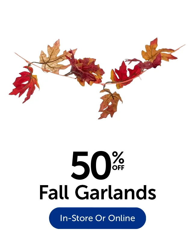 50% Off Fall Garlands