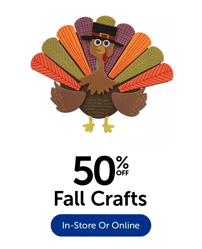 50% Off Fall Crafts