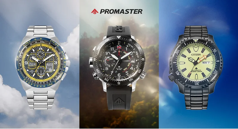 Promaster watches featured in the Air, Land and Sea varieties