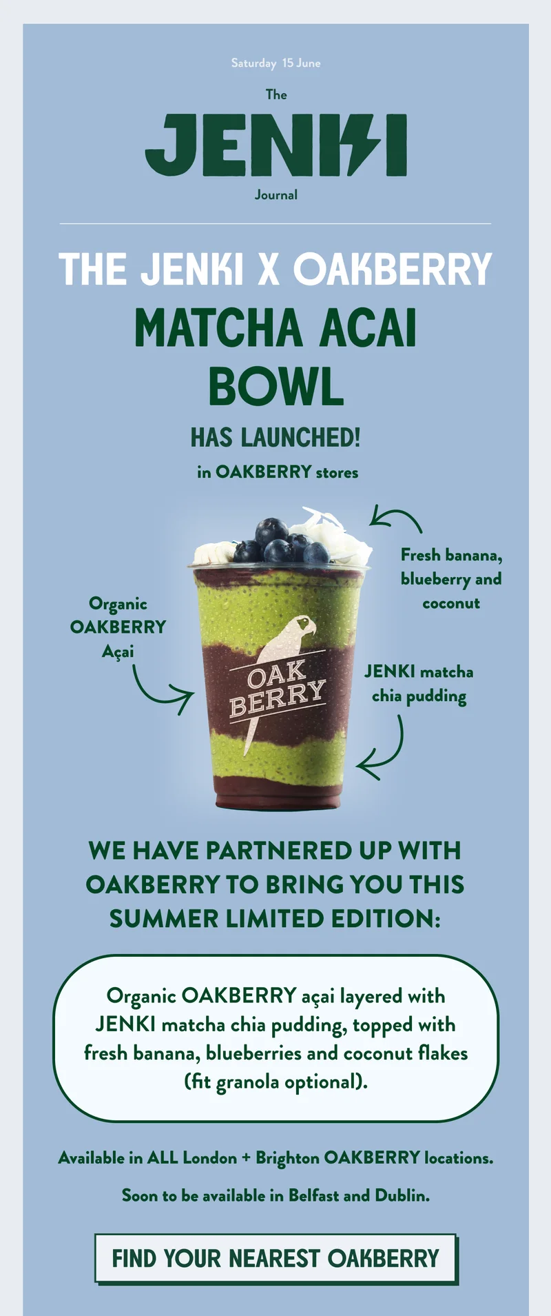 Oakberry acai locations