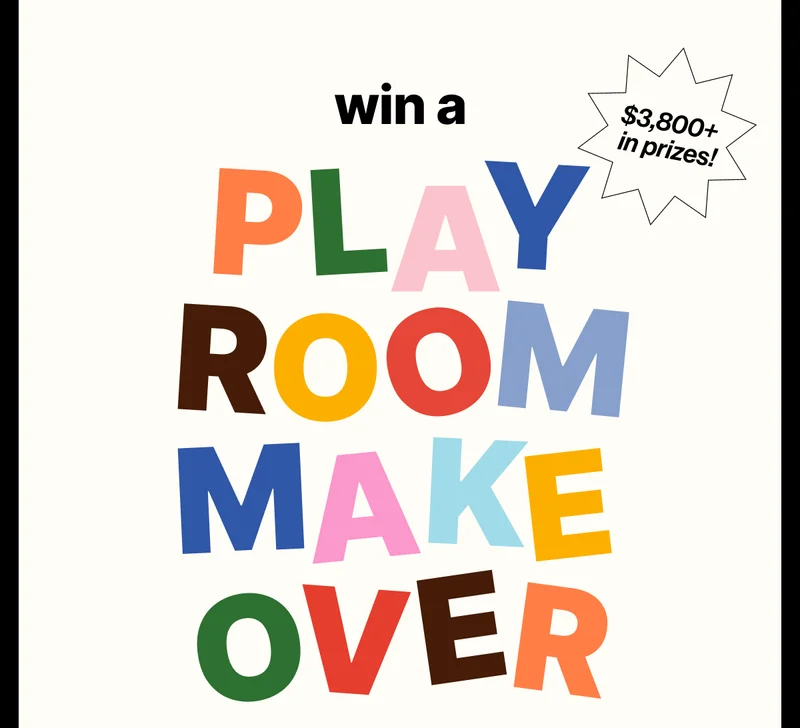 Win a Play Room Make Over with $3,800+ in prizes