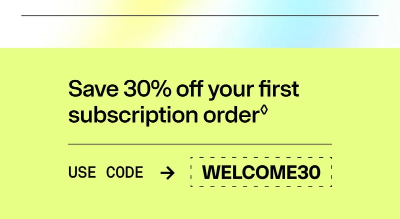 30% off your first subscription module