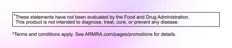 FDA disclaimer stating the product is not intended to diagnose, treat, cure, or prevent disease.