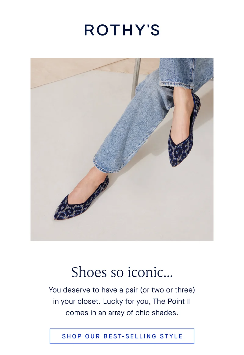 Just your type. SHOP THIS STYLE