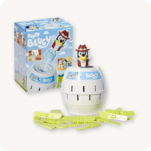 TOMY Pop Up Bluey Game TOMY Pop Up Bluey Game