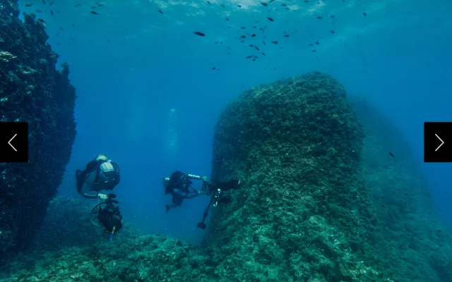 Sunken landscape near the ruins of Taposiris Magna.