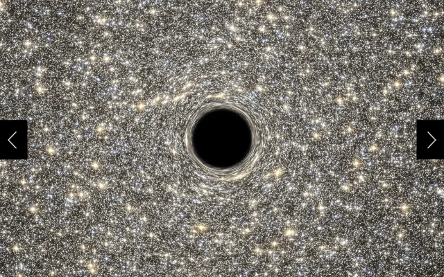 Image of a black hole