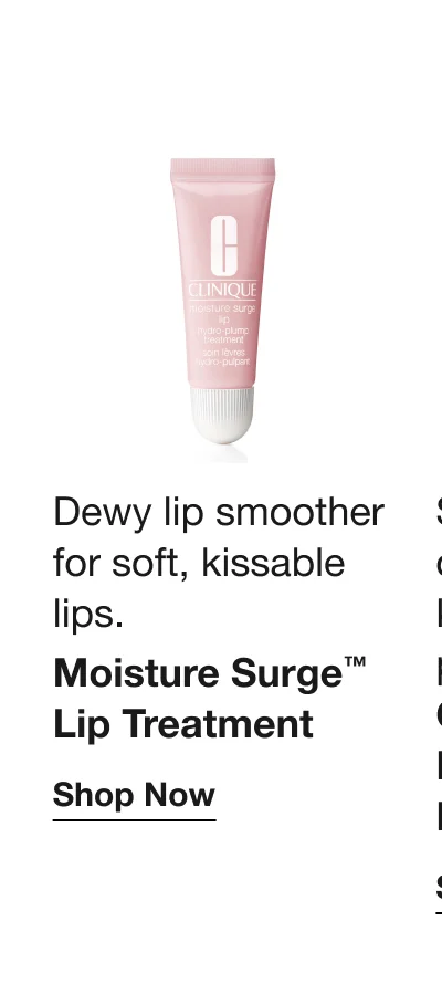 Dewy lip smoother for soft, kissable lips. Moisture Surge™ Lip Treatment | Shop Now