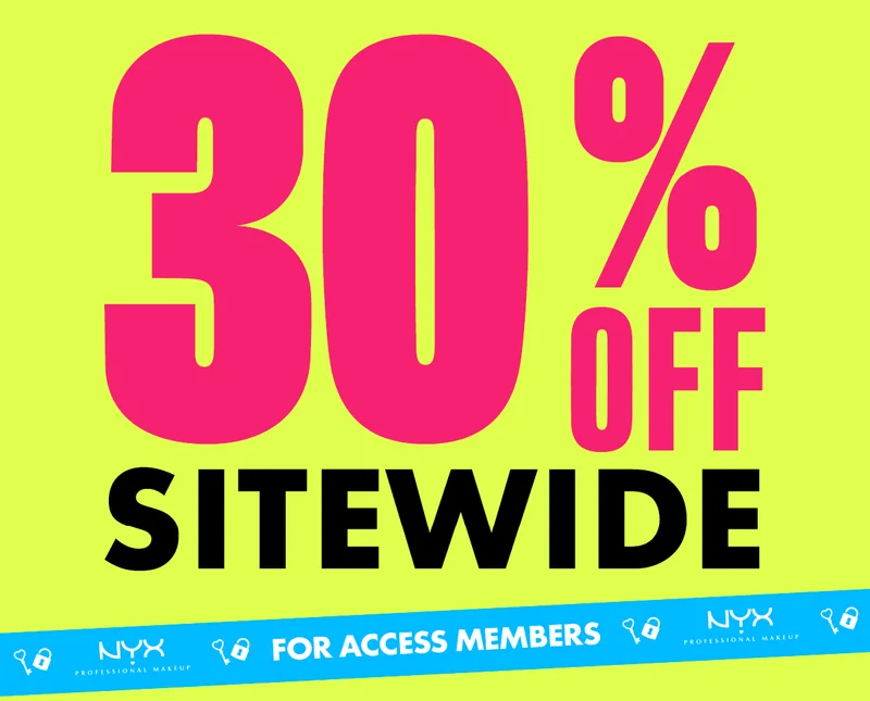 30% OFF SIDEWIDE