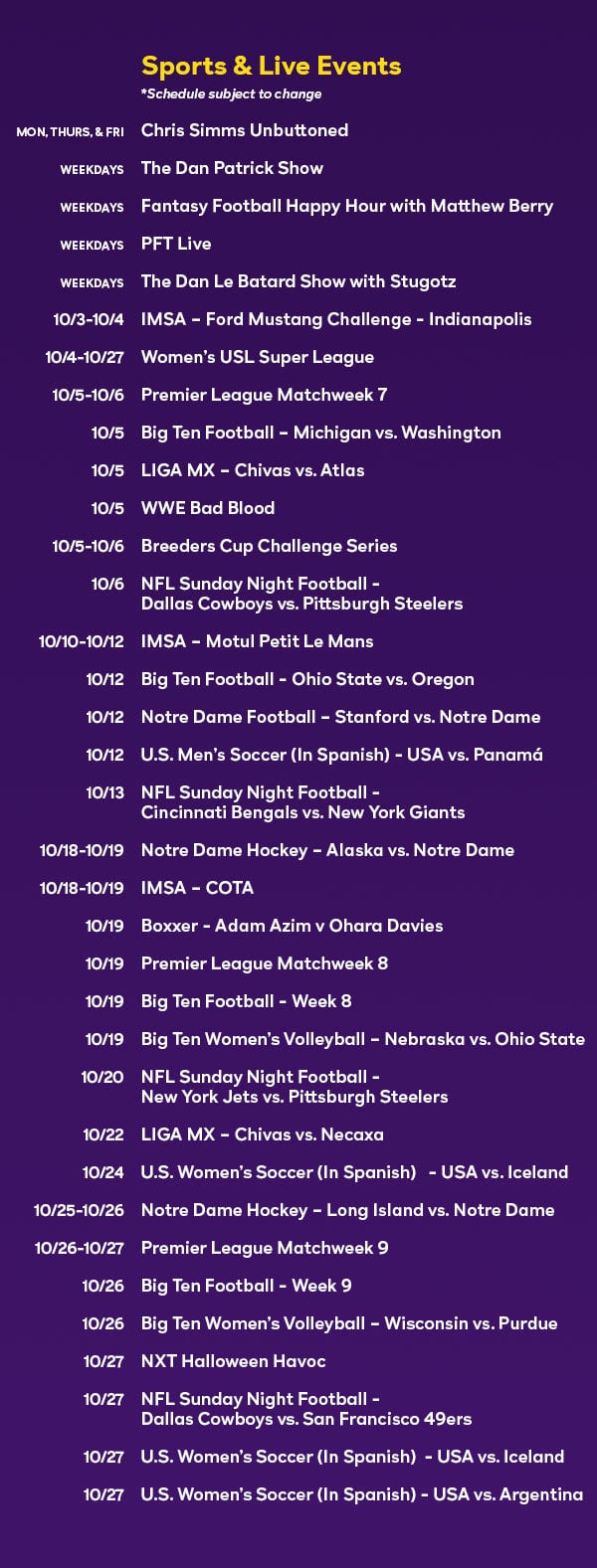 See what's new in October