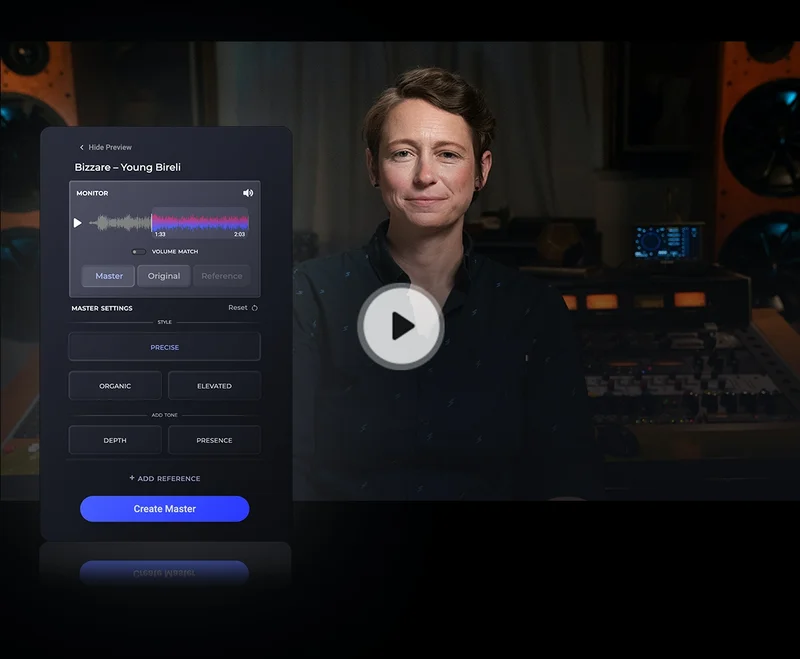 Advanced professional mastering, created with Waves’ processing & top industry engineers
