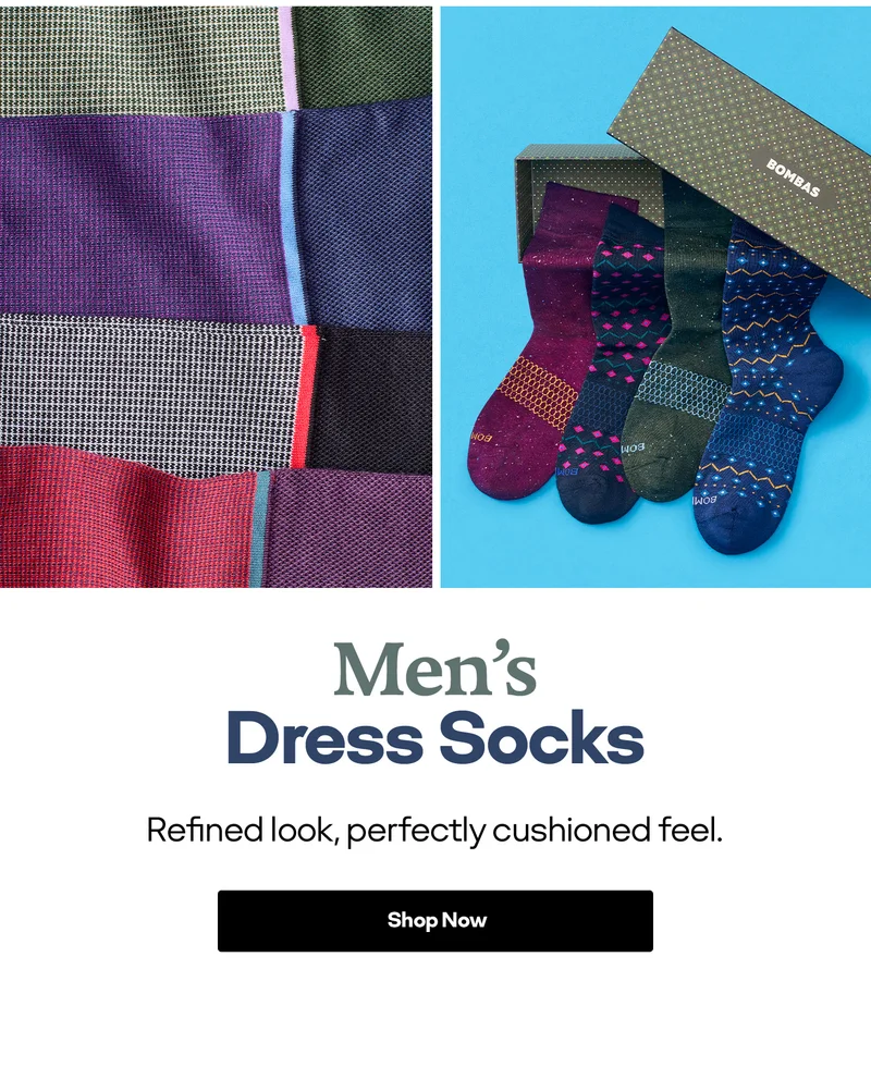Men's Dress Socks Refined look, perfectly cushioned feel. Shop Now