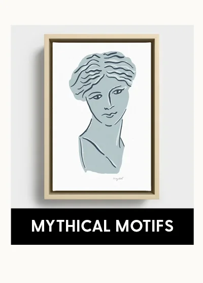 Shop Mythical Motifs Framed Canvas Prints