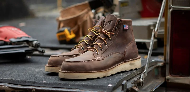 Pictured: Bull Run Moc Toe - Brown