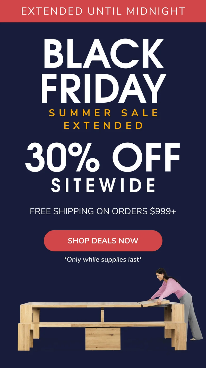 Get 30% OFF Sitewide Until Midnight!