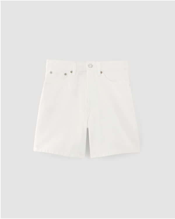 [IMAGE]The A-Line Denim Short | Bright White