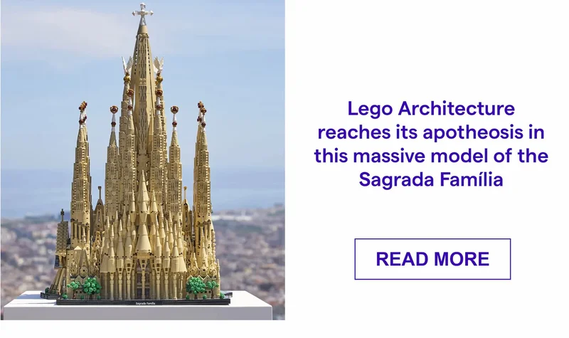 Lego Architecture reaches its apotheosis in this massive model of the Sagrada Família