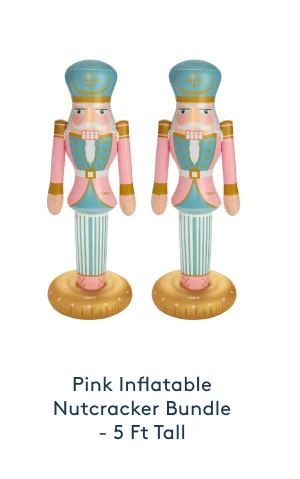 Shop - Pink Inflatable Nutcracker Bundle - 3.5 Ft Tall