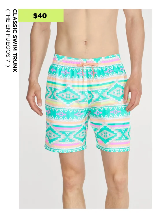 Classic Swim Trunk: The En Fuegos
