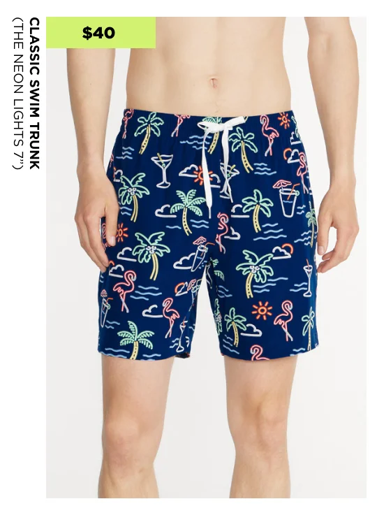 Classic Swim Trunk: The Neon Lights