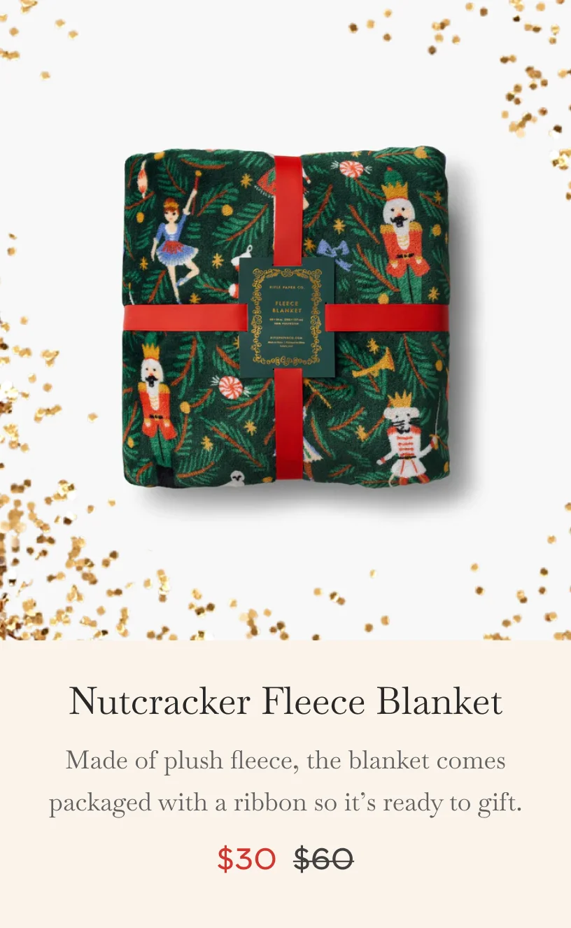 Nutcracker Fleece Blanket