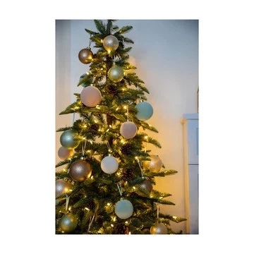 5' Illuminated LED Tree with Pinecones by Lauren McBride