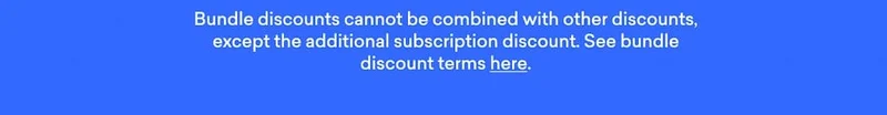 See terms and conditions.