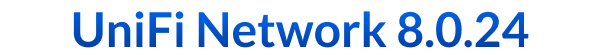 UniFi Network 8.0.24