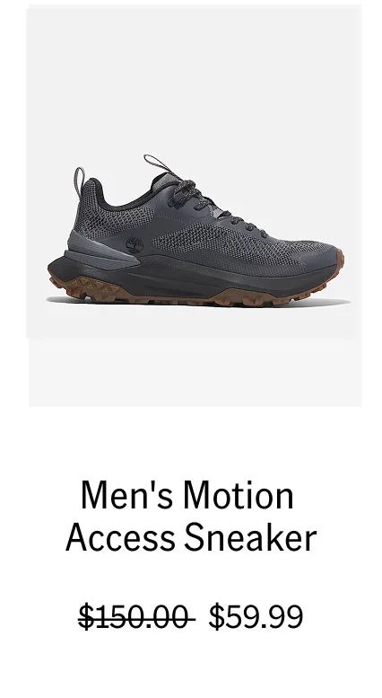 Men's Motion Access Sneaker. $59.99