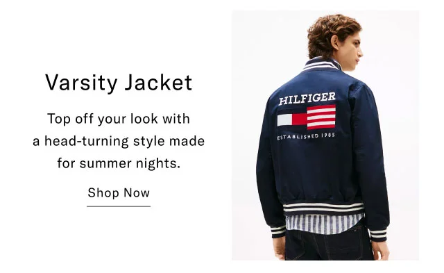 Varsity Jacket Top off your look with a head-turning style made for summer nights. Shop Now
