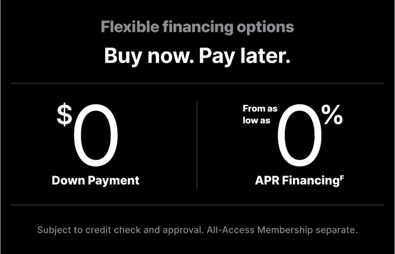 Flexible financing options