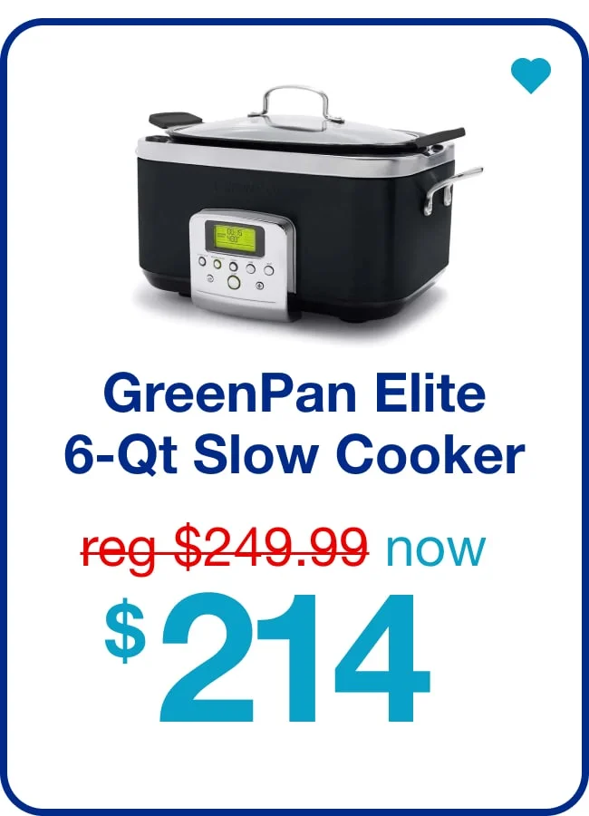 GreenPan Elite 6-Quart Slow Cooker