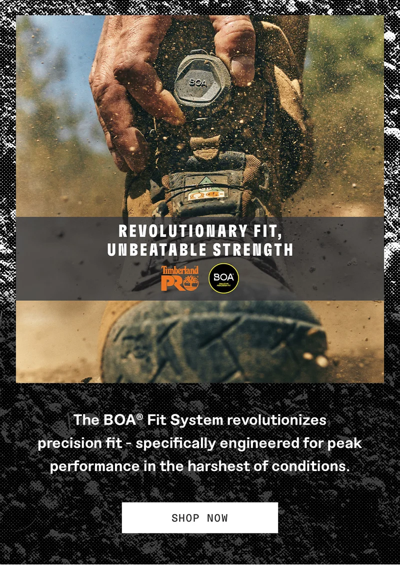 Revolutionary fit, unbeatable strength. The BOA Fit System. Shop Now