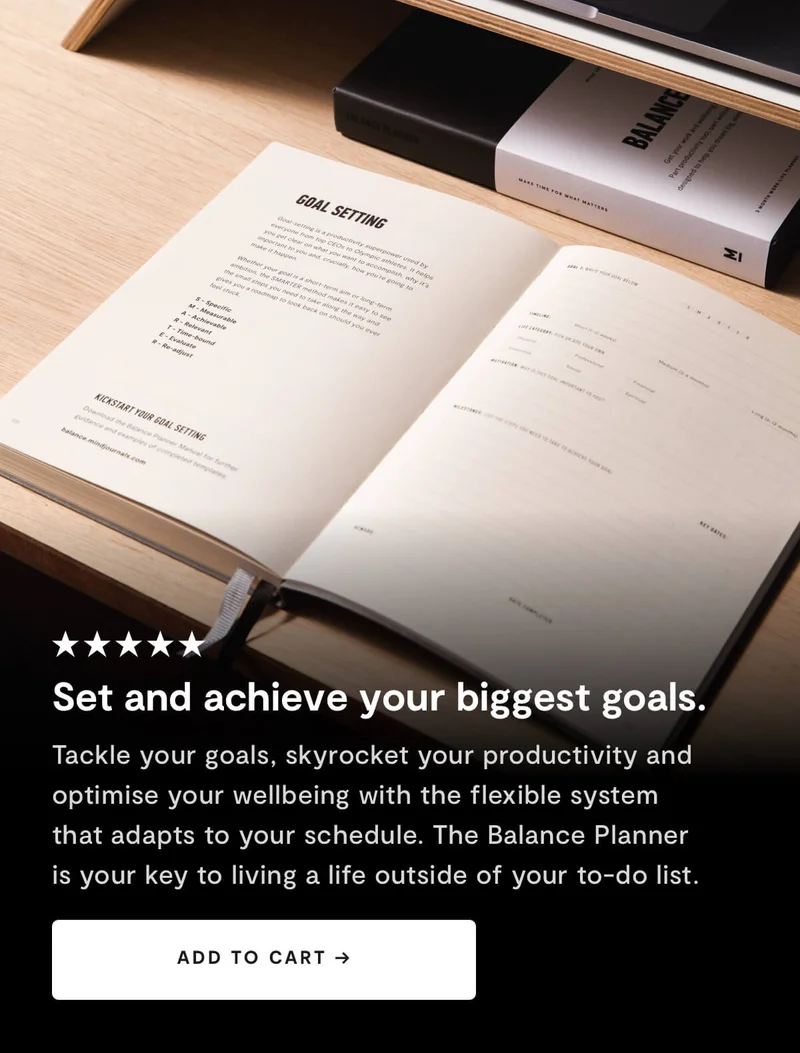 Shop The Balance Planner