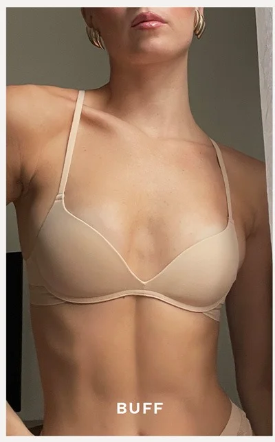 Zero-G Wirefree Lift Up Bra in Buff