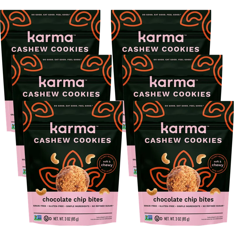 Image of Karma Nuts Chocolate Cashew Cookie Bites