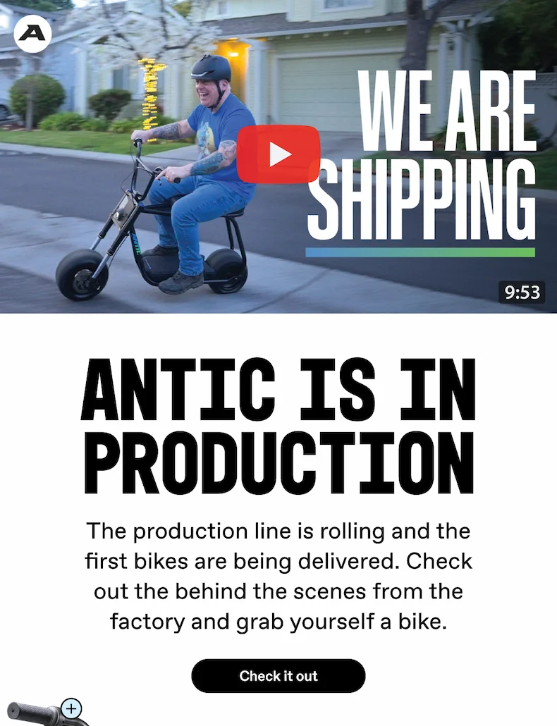 Now Shipping Antic