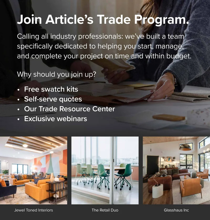 Join Article's Trade program: learn more.