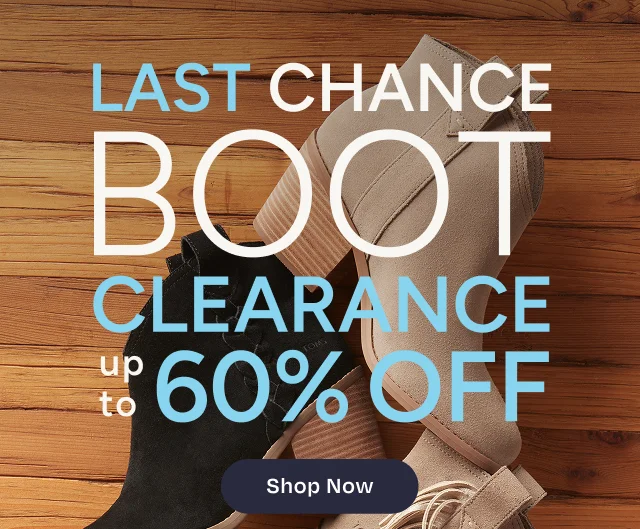 Last Chance Boot Clearance up to 60% OFF - Image