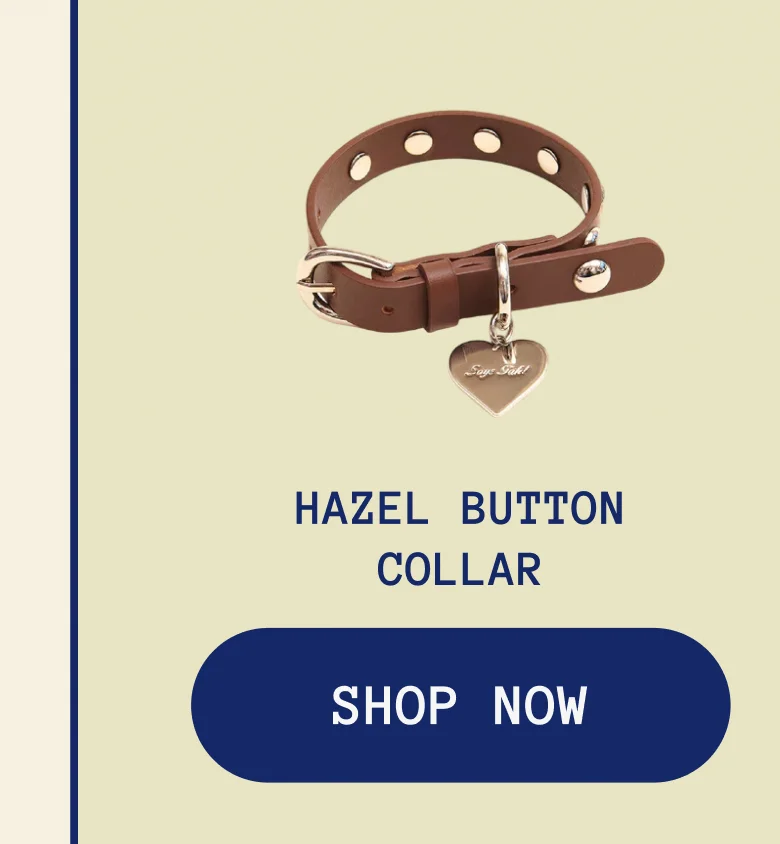 Hazel Button Collar