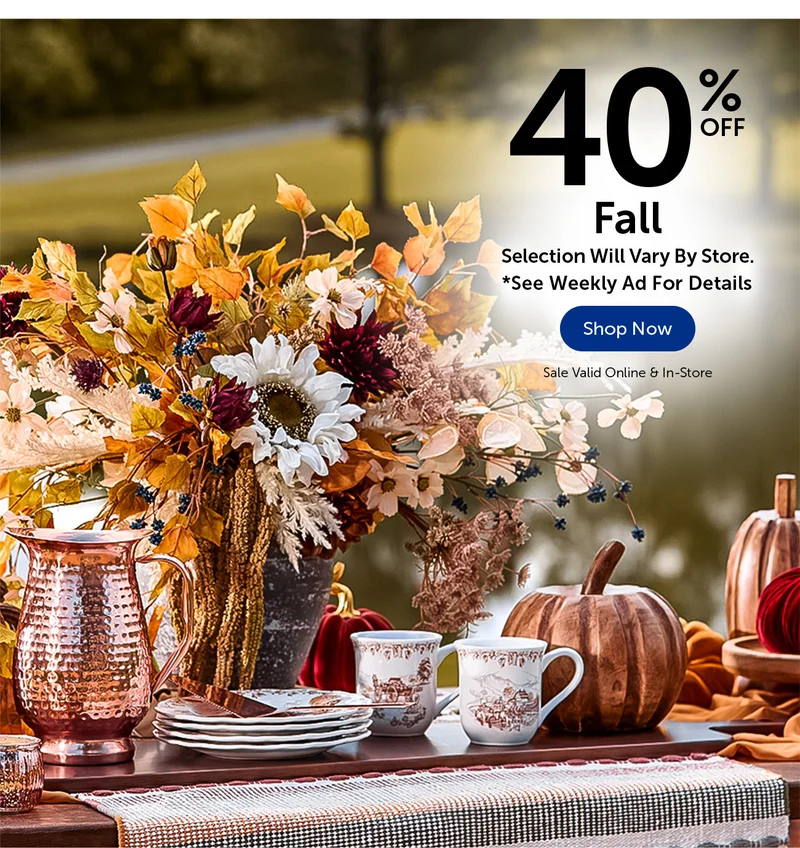 40% Off Fall