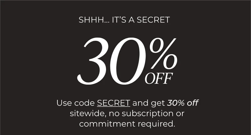 USE CODE discount code FOR 30% OFF SITEWIDE