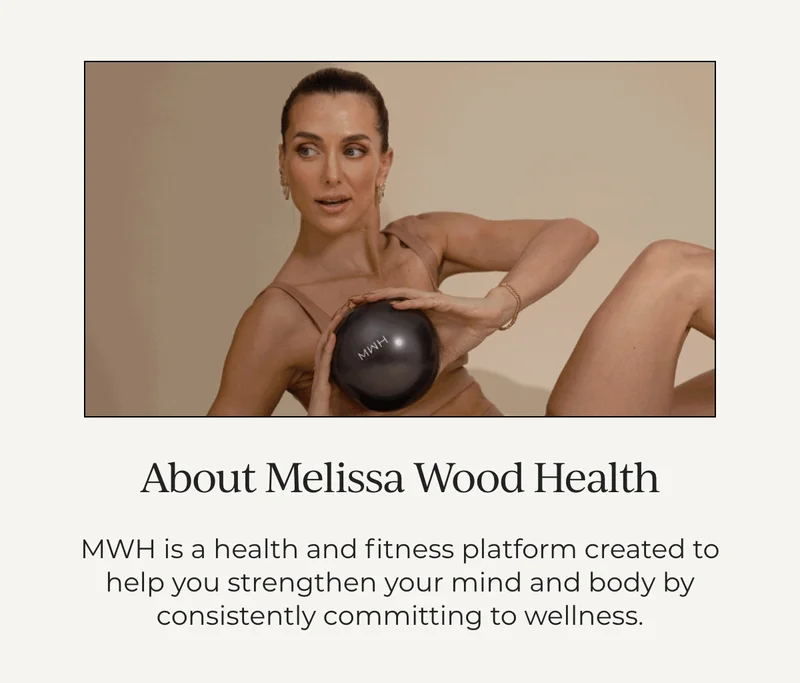 GET 1 MONTH OF MELISSA WOOD HEALTH FOR FREE WHEN YOU START A CYMBIOTIKA SUBSCRIPTION.